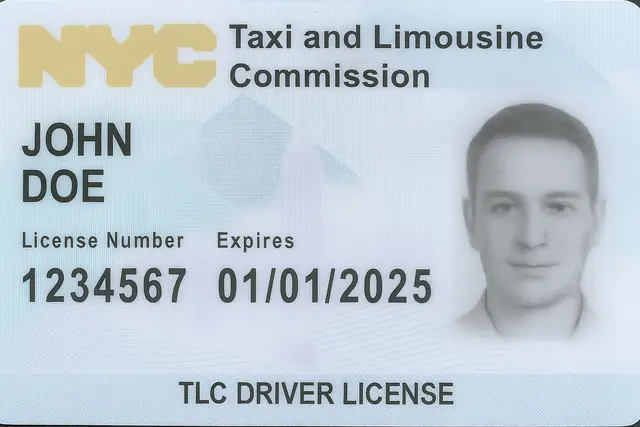 Example of TLC License